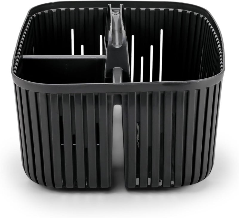 Herevin Black Multi-Purpose Storage Basket with Handle – Durable BPA-Free Polypropylene (PP) Organizer for Home, Kitchen, Office - Image 4